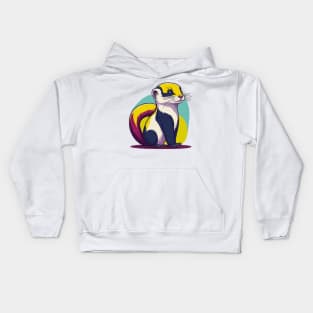 Cute Ferret Kids Hoodie